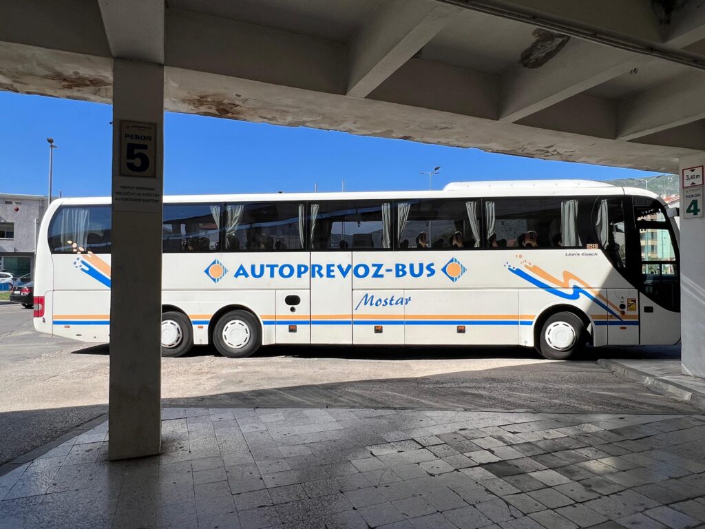 Bus from Sarajevo to Mostar